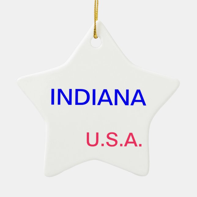 Spielen Sie Verzierung mit Indiana und Keramikornament (Vorne)