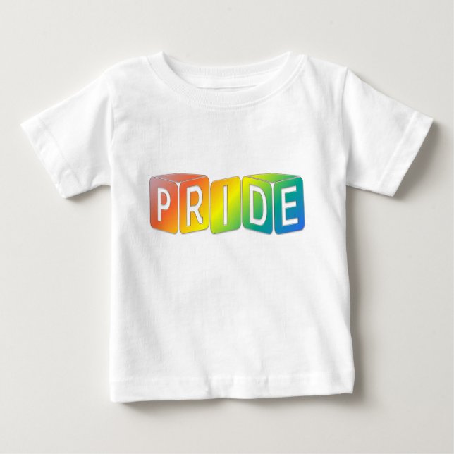 Spielen Sie Würfel Regenbogendesign Preis Baby T-shirt (Vorderseite)