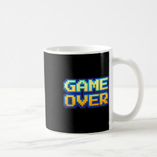 Spielen über Vintage Retro-Videospiel-Arcade-80er Kaffeetasse