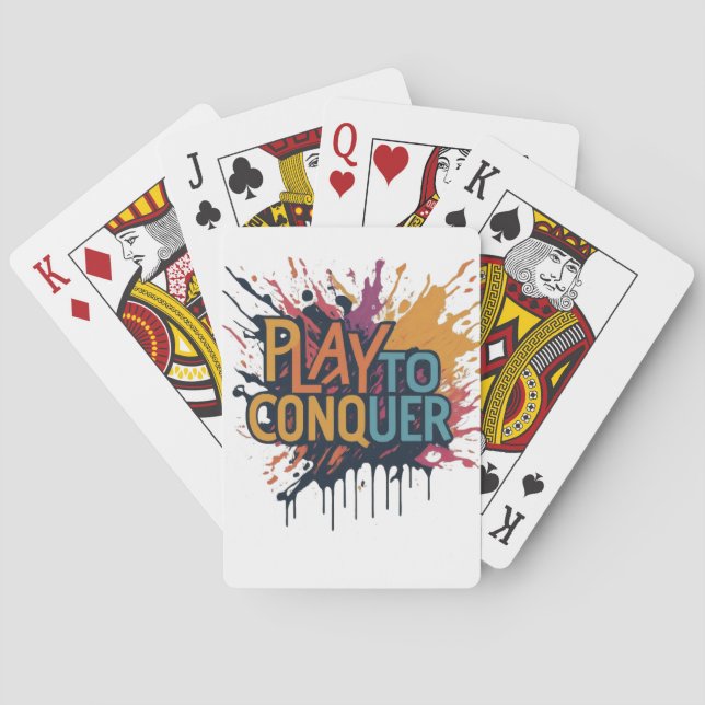 Spielen um zu erobern spielkarten (Rückseite)