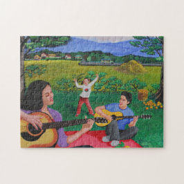Spielen von Melodien unter dem Schatten des