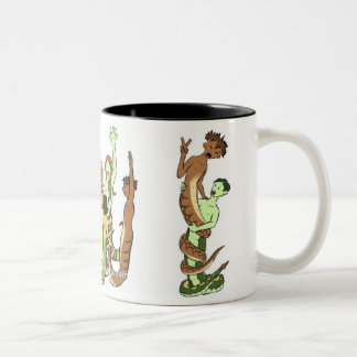 Spielen von Nagas Zweifarbige Tasse