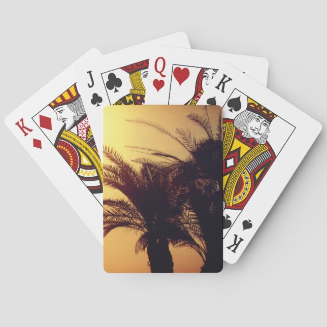 Spielen von Palmen Spielkarten (Rückseite)
