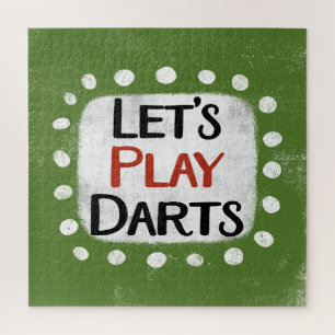 Spielen wir Darts Jigsaw Puzzle