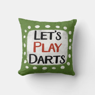 Spielen wir Darts Throw Kissen