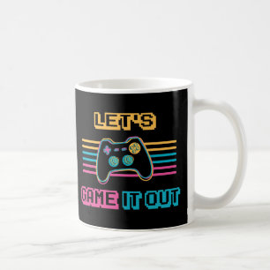Spielen wir es aus - Retro-Stil Kaffeetasse