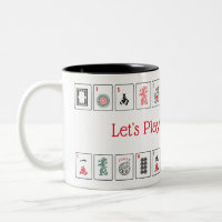 Spielen wir Mah Jongg-Tasse