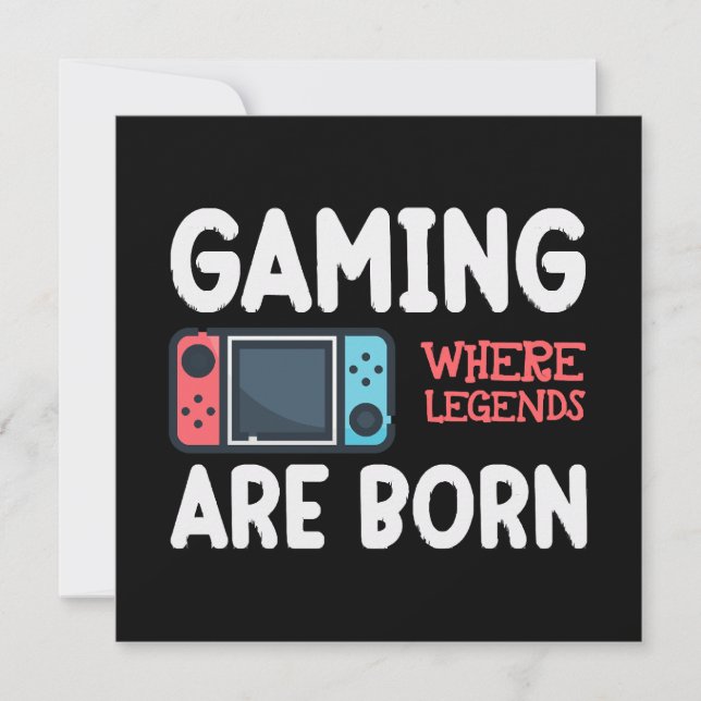 Spielen, wo Legenden geboren sind (Vorderseite)