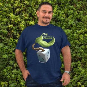 Spielen, wo man Mens-Shirt gepflanzt ist T-Shirt