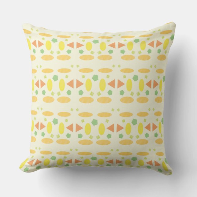Spielend Pastell Nahtlos Design Kissen (Vorderseite)