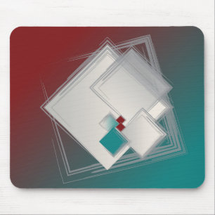 Spielende Fibonacci-Quadrate Mousepad
