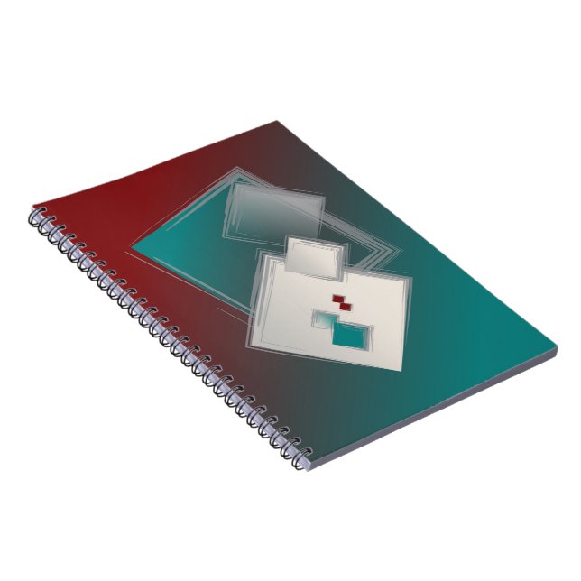 Spielende Fibonacci-Quadrate Notizblock (Rechte Seite)