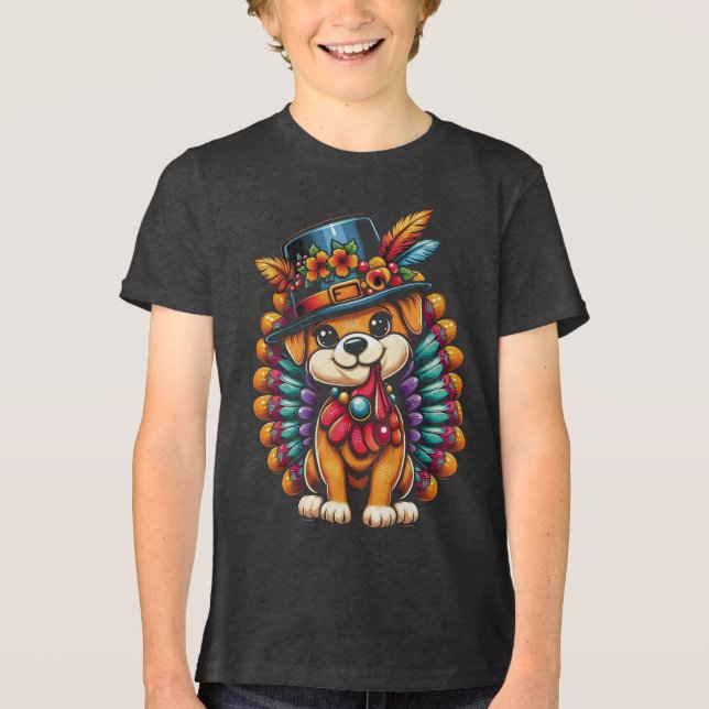 Spielende Haustiere Türkei Kostüme T - Shirt Desig (Vorderseite)