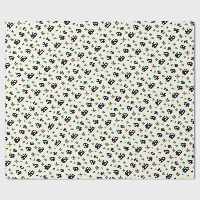 Spielende Katzen Geschenkpapier (Flach)