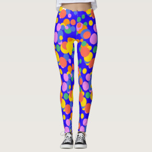 Spielende Orbit: Abstrakte Kreise Leggings