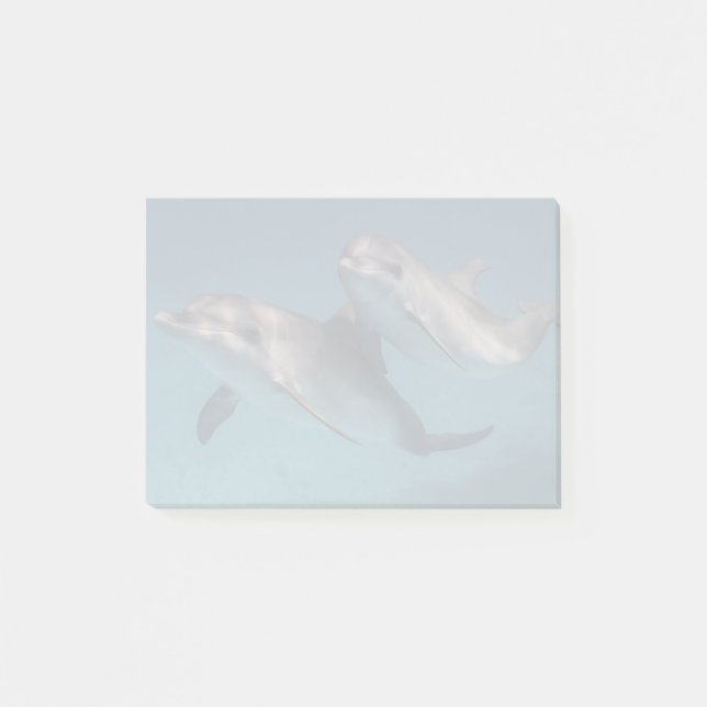 Spielende Pose Post-it Klebezettel (Vorderseite)