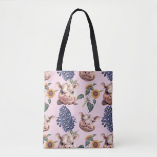 Spielende Pygmäen-Hippo-Beutel Tasche