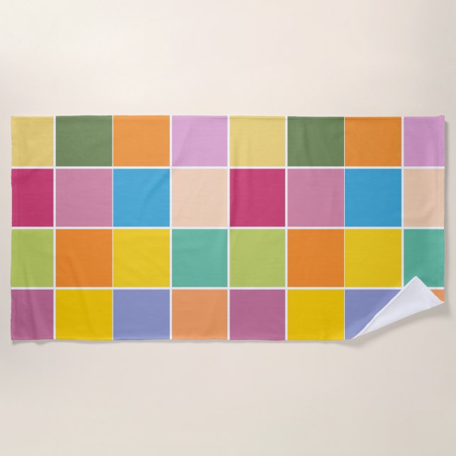 Spielende Springtime Strandtuch (Vorderseite)