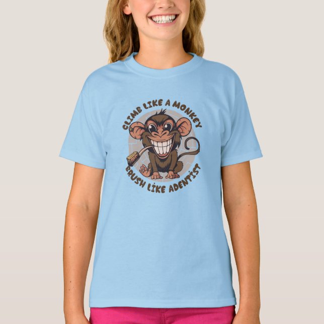 Spielender Cartoon | Kinder T - Shirt (Vorderseite)