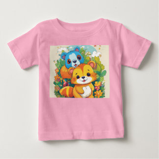 Spielender Cartoon Rosa Top für Kinder