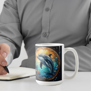 Spielender Delfin Kaffeetasse