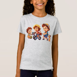 Spielender Dino Kids T - Shirt - Spaß & Komfort