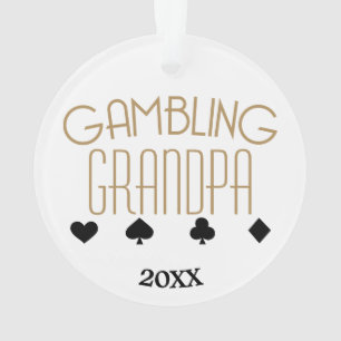 Spielender Großvater Ornament