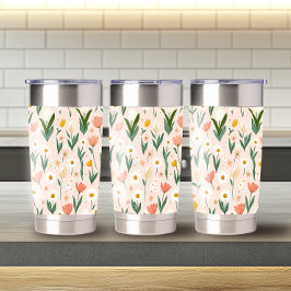 Spielender Ostermuster 20oz Thermal Tumbler Thermobecher