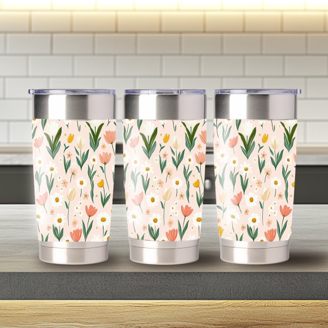 Spielender Ostermuster 20oz Thermal Tumbler Thermobecher (Von Creator hochgeladen)