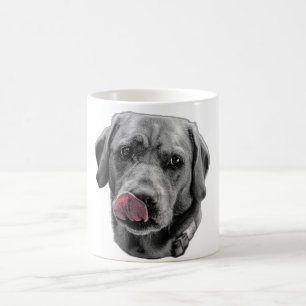 Spielender Pop der Farbe in verketteter Loyalität Kaffeetasse