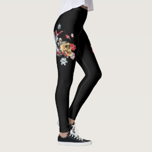Spielender Schädel Leggings