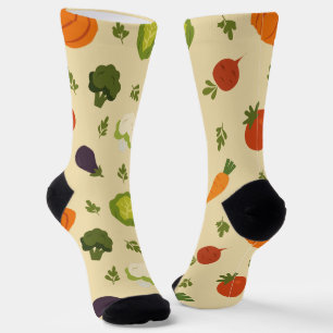 Spielendes Pflanzenmuster Socken