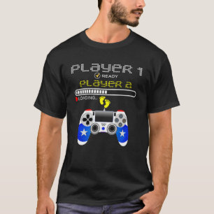 Spieler 1 Ready Player 2 Loading Gaming T-Shirt