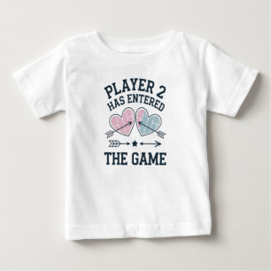 Spieler 2 ist ins Spiel eingetreten Baby T-shirt