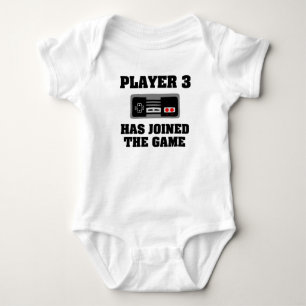 Spieler 3 hat sich dem Shirt Funny baby boy angesc