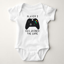 Spieler 3 hat sich dem Spielcontroller angeschloss Baby Strampler