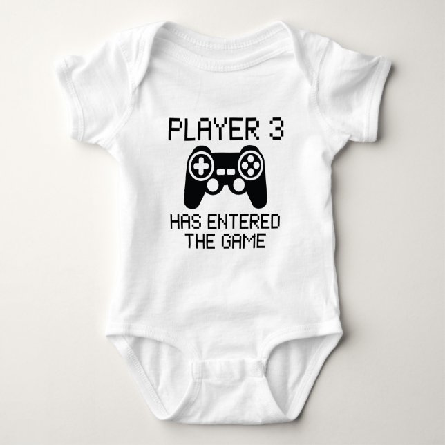 Spieler 3 hat The Game angemeldet Baby Strampler (Vorderseite)