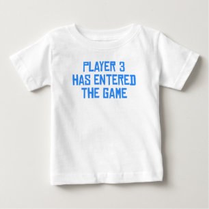 Spieler 3 ist in das Spiel eingetreten Baby T-shirt