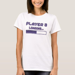 Spieler 3 Schwangerschaftsankündigung-Shirt zum La T-Shirt