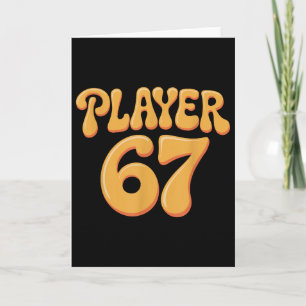 Spieler 67 Alpha Slang Gen 67th Nummer 67  Karte