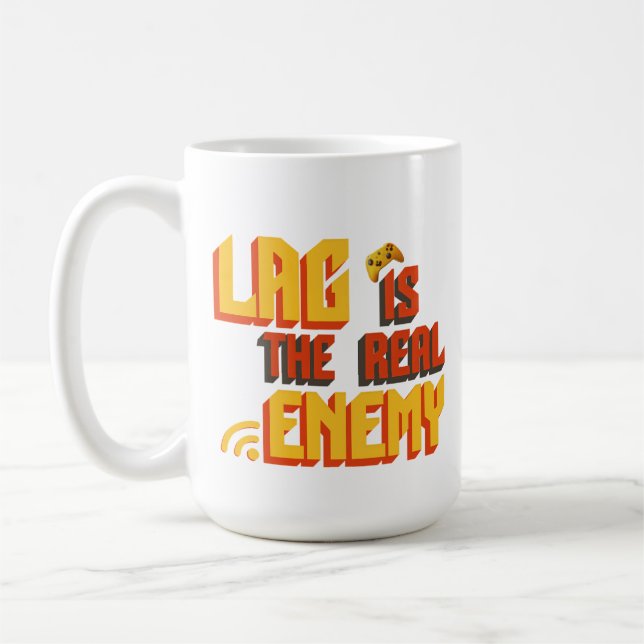 Spieler-Albtraum: LAG Kaffeetasse (Links)