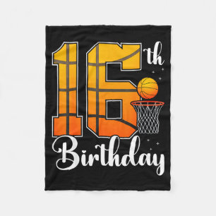 Spieler Basketball 16 16. alte Jahre Fleecedecke