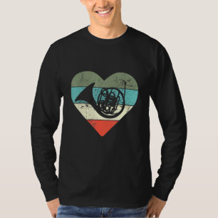 Spieler der französischen Horn-Spieler-Marching-Ba T-Shirt