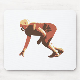 Spieler des amerikanischen Fußballs Mousepad