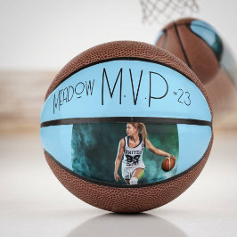 Spieler-Foto MVP Mini-Basketball Personalisieren Mini Basketball