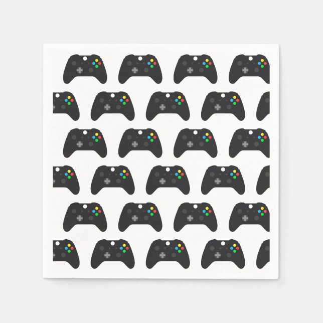 Spieler Gaming-Papier Serviette (Vorderseite)