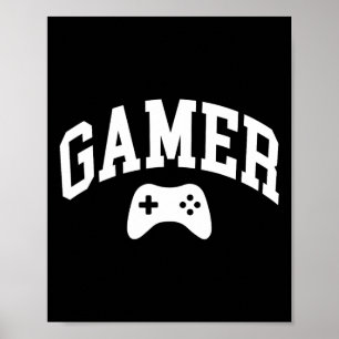 Spieler Gaming Spiel Lustige Grafik  Poster