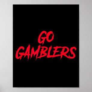 Spieler Houston Football Tailgate Poster