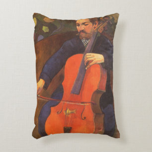 Spieler Schneklud, Porträt von Paul Gauguin Dekokissen