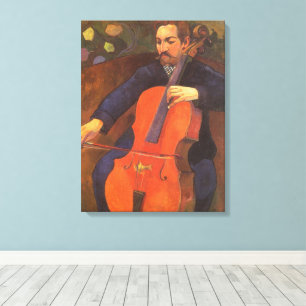 Spieler Schneklud Porträt von Paul Gauguin Leinwanddruck